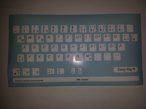 Tastatur aufkleber folie - tastatur,
